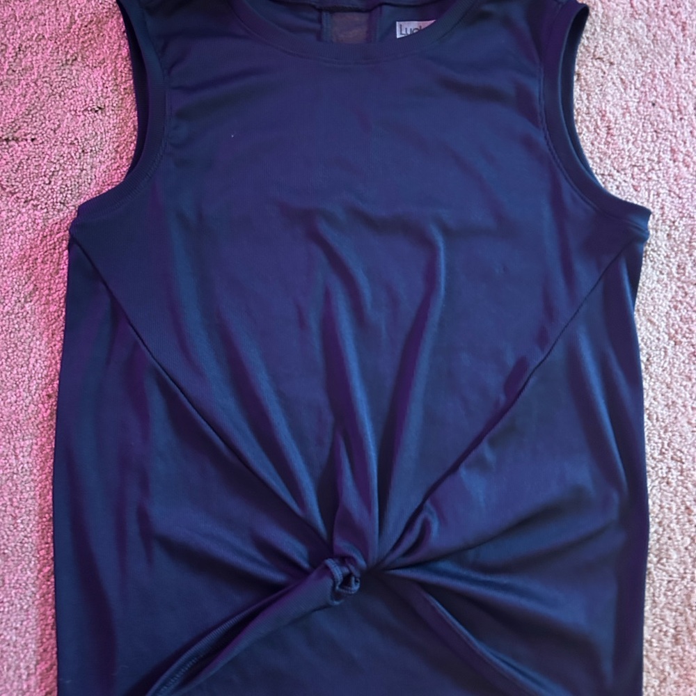 Lucky in Love Midnight Blue Tank Top
